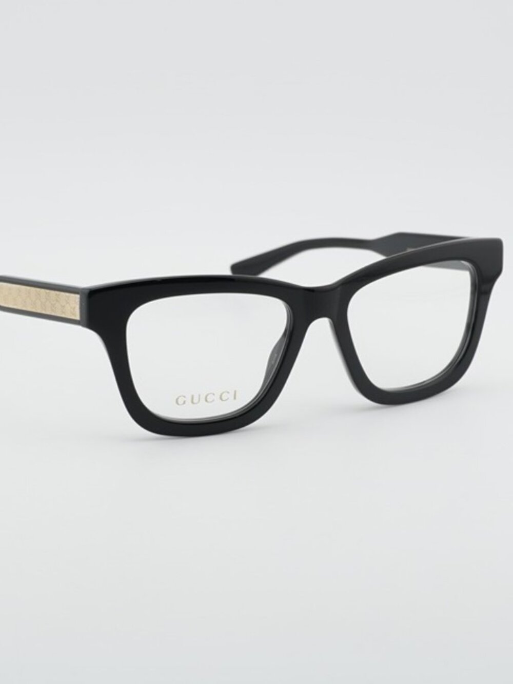Gucci GG2066O 005 Eyeglasses Black 51mm Square Frame